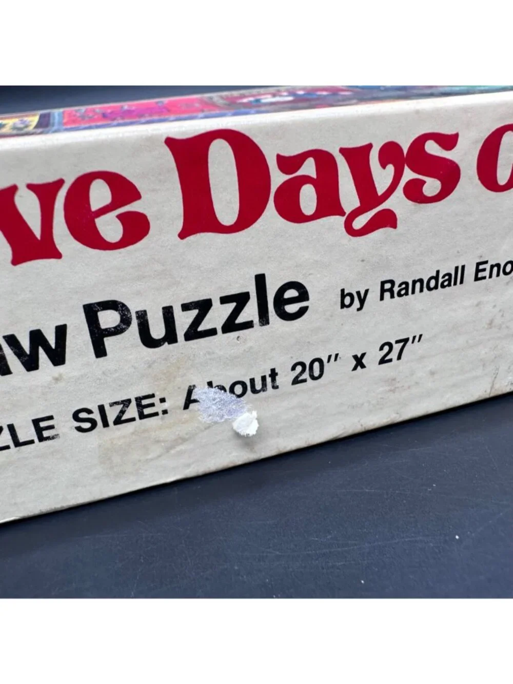 Vintage The Twelve Days Of Christmas 1981 Jigsaw Puzzle Randall Enos Complete - Picture 7 of 10